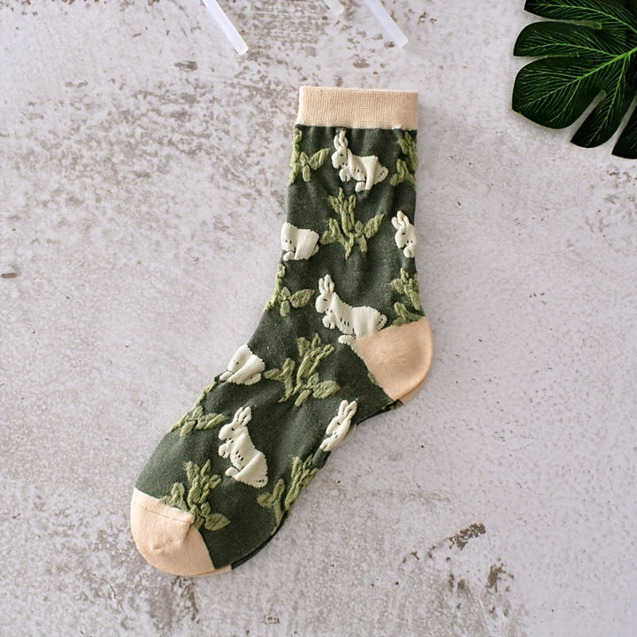 Sophia | Elegant Embroidered Socks