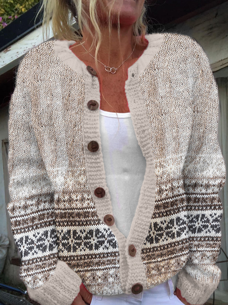 Elliana | Nordic Wool Cardigan