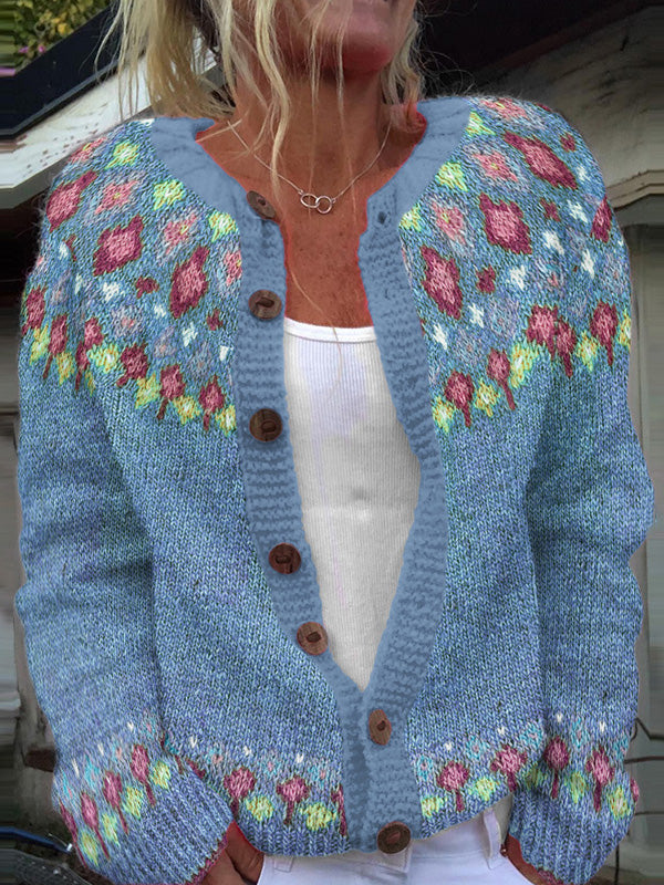 Aria | Nordic Wool Cardigan