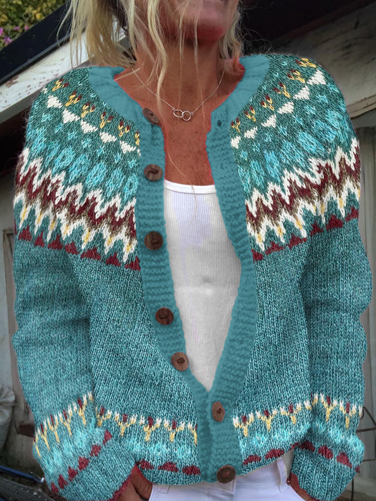 Melanie | Nordic Wool Cardigan