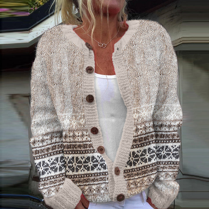 Elliana | Nordic Wool Cardigan