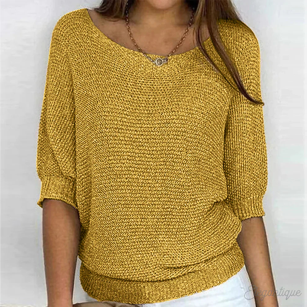 Lucy | Elegant cable knit sweater (2+2 FREE)